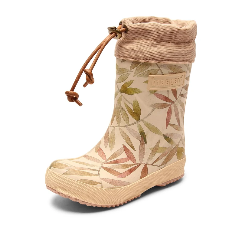 bisgaard thermo, Rain boot, beige leaves,