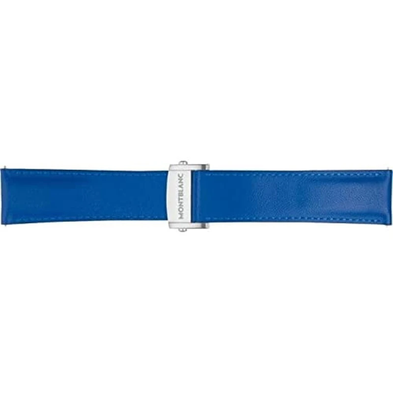 Montblanc Strap Summit2 Blue Calf W Pack Watches Brand