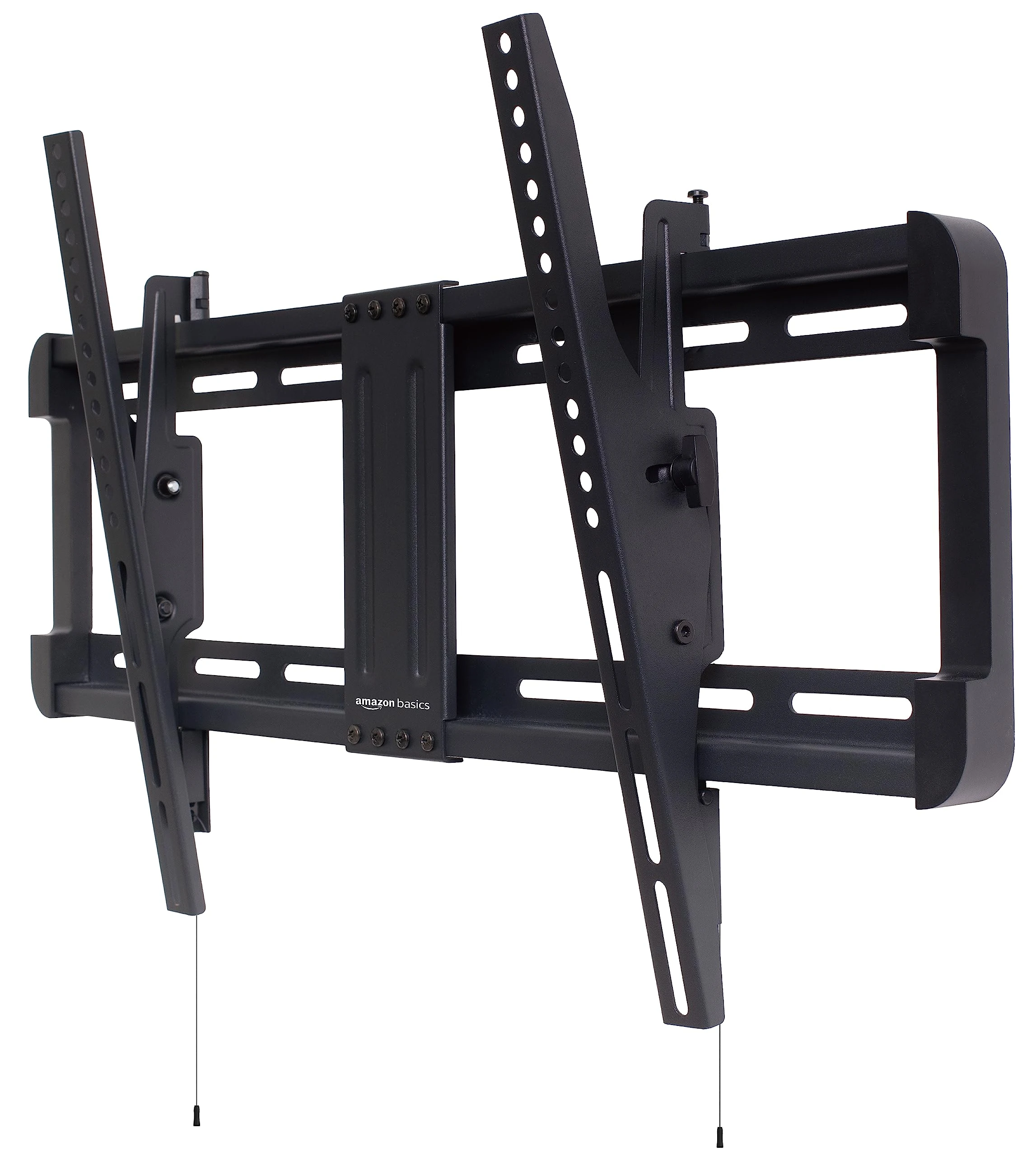 Amazon Basics Tilt TV Wall Mount With Horizontal Post-Installation Levelling For 81.2 - 208 cm TVs, Black