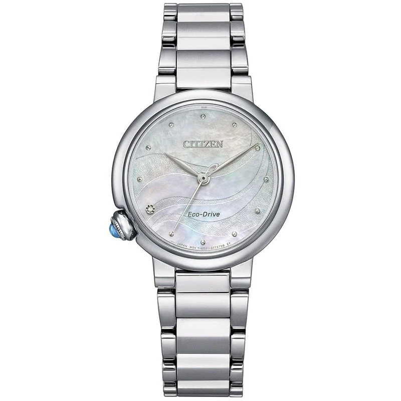 Citizen Women's Analogue Eco-Drive Watch with a Stainless Steel Band