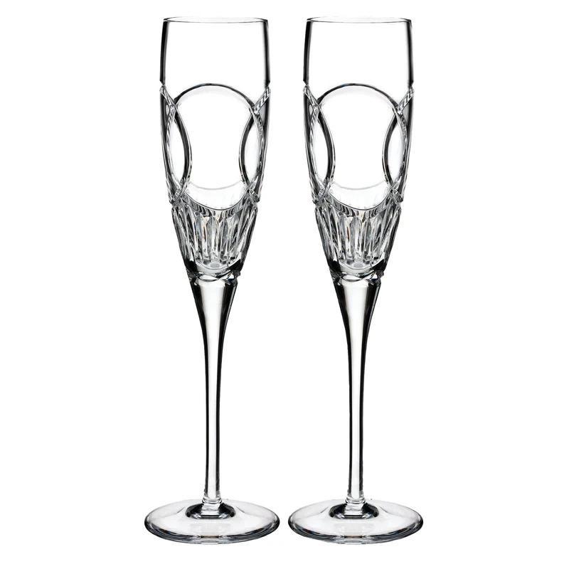 Waterford Occasions Crystal Wedding Vows Flute Pair 150ml