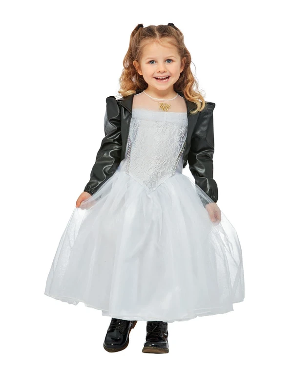 Smiffys Bride of Chucky Tiffany Kids Costume - Dress and Jacket