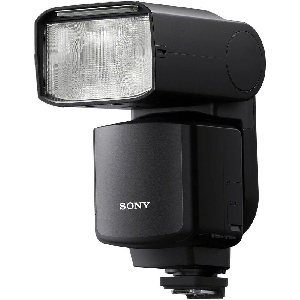 Sony HVL-F60RM2 Wireless Radio Flash – GN60, High-Speed Sync (1/400–1/8000 sec), Quick Shift Bounce, Face Detection, 2.4GHz Wireless Control, Compatible with Sony Alpha Cameras