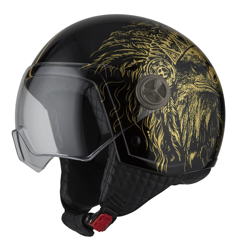 NZI Zeta 2 Open Helmet MINIJET, Unisex-Adult, Boss Gold, S - Image 1