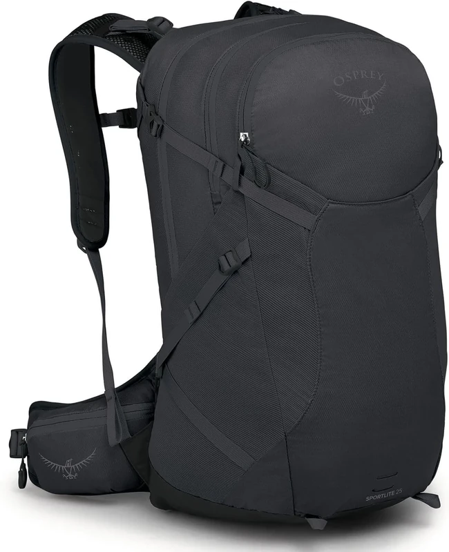 Osprey Sportlite Unisex Backpack, 30L, Dark Charcoal Grey, S/M