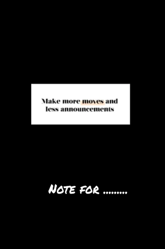 xhcgiur1185 make more moves and less announcements - be afraid not try - 120 pagesCollege Ruled Notebook Lined School Journal for girl boy teen