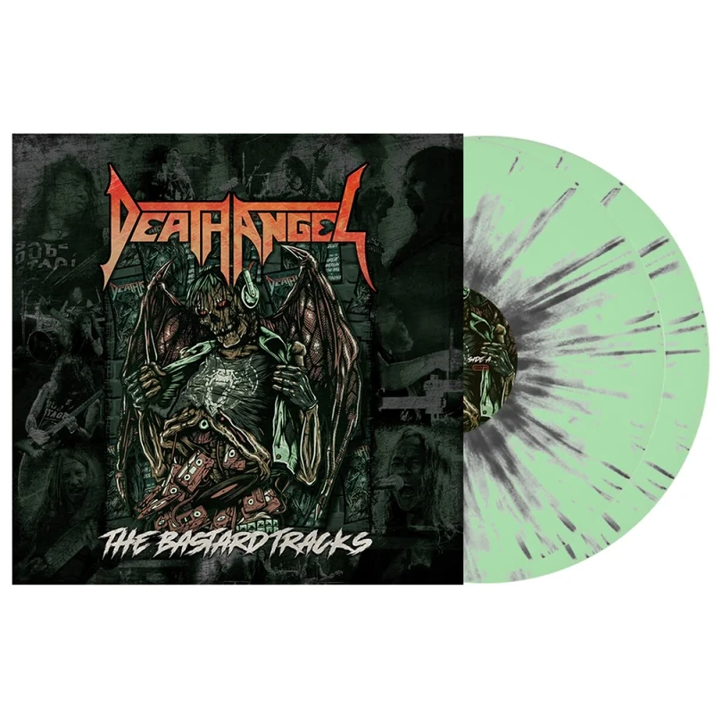 The Bastard Tracks (Springtime Green w/ Dark Grey Splatter Vinyl) [VINYL] - Image 1