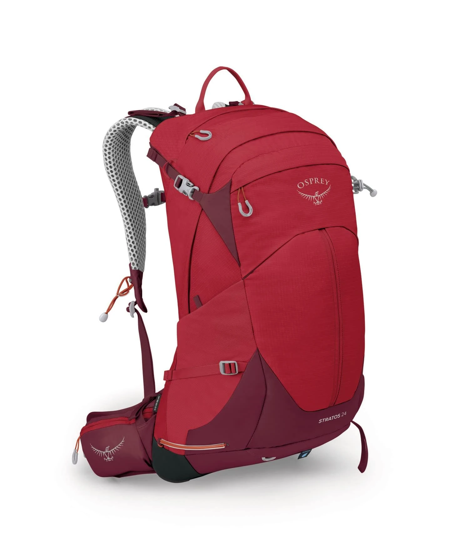 Osprey Europe Stratos 24 Men's Hiking Backpack Poinsettia Red O/S