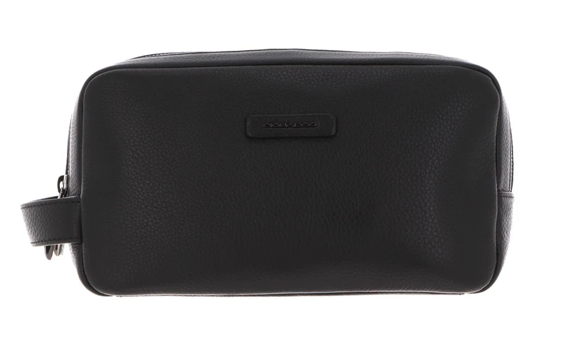 Piquadro Modus Beauty 2 Compartments Leather, Black, Beauty 2 compartments in Leather - Image 1