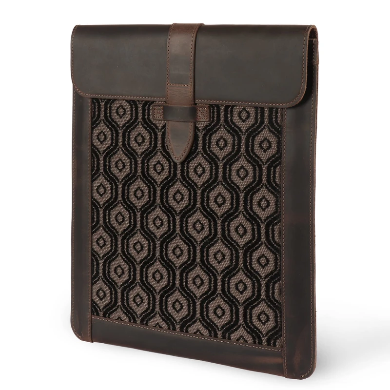 Londo Genuine Leather Keyboard Tablet Sleeve Case for 12.9" Tablets - Top Grain Leder - Secure Closure - Image 1