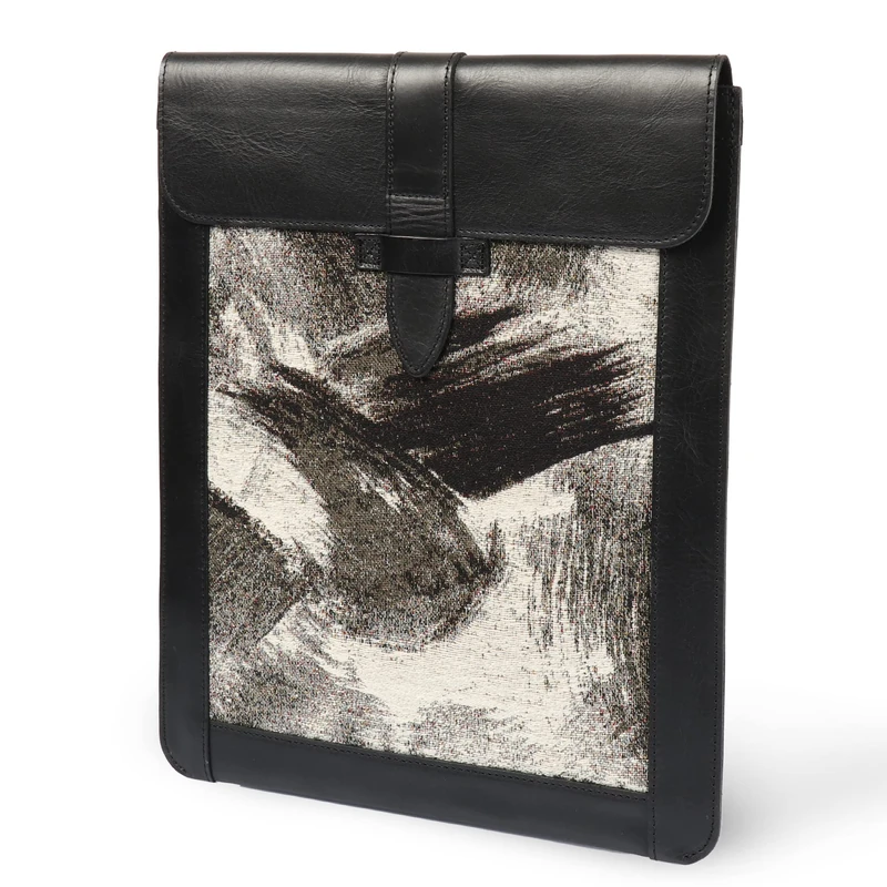 Londo Genuine Leather Keyboard Tablet Sleeve Case for 12.9" Tablets - Top Grain Leder - Secure Closure