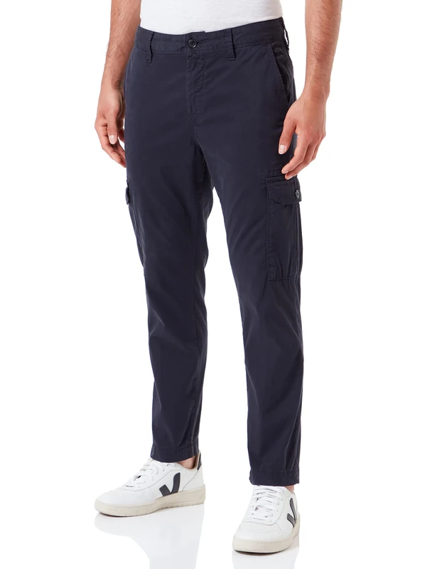 BOSS Men's Taber-Cargo-C Slacks, Dark Blue404, 90