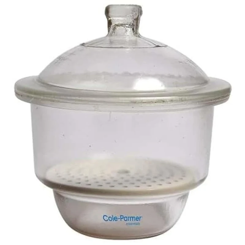 Cole-Parmer Essentials Glass Dome Desiccator, 12"/300 mm Dia - Image 1