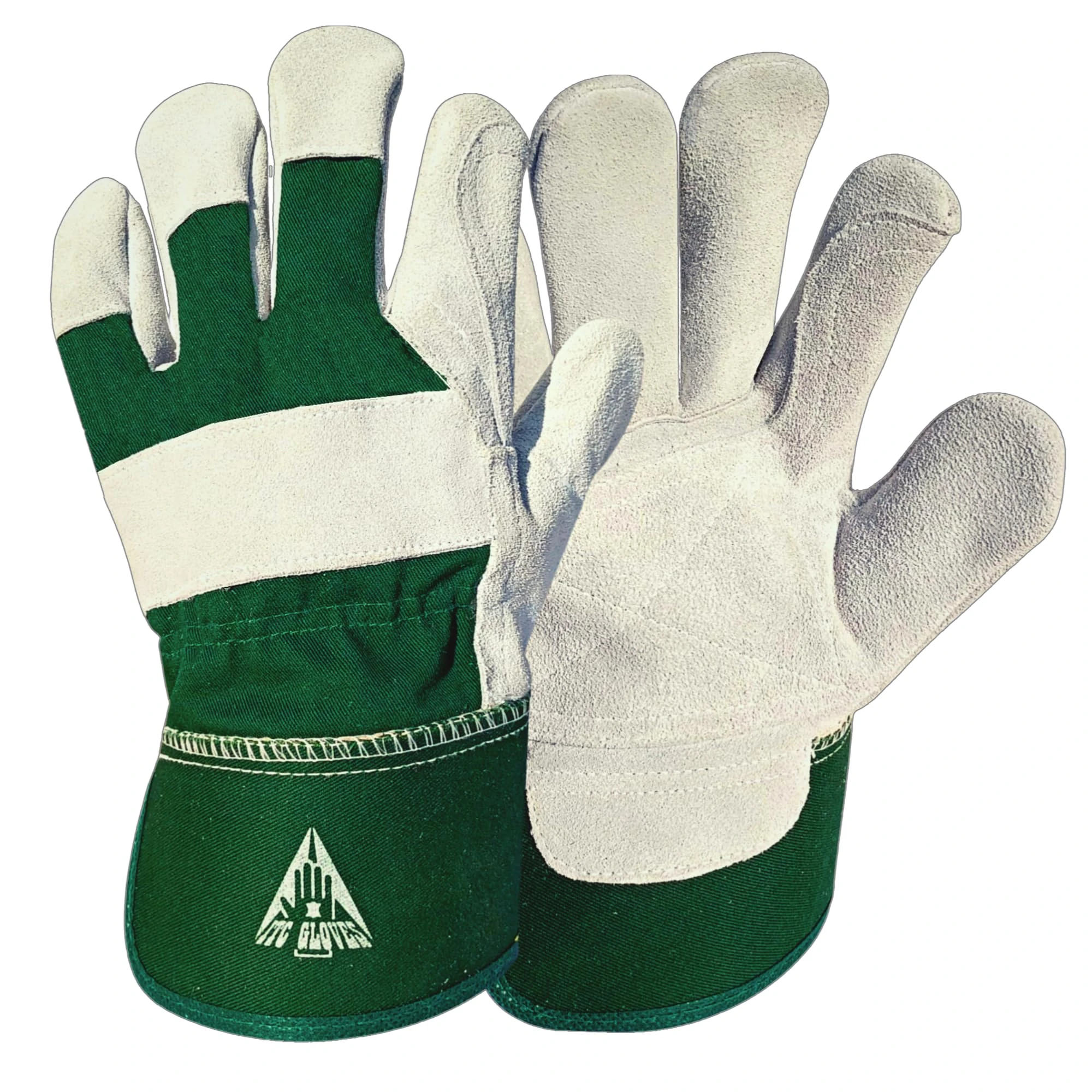 ITC Gardening Gloves for Men & Women, Heavy Duty Leather Garden Gloves, Thornproof & Breathable Work Gloves for Weeding, Planting, Pruning, and DIY Outdoor Tasks