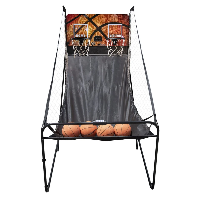 Happy Garden Double Basketball Set - Folding Arcade Game