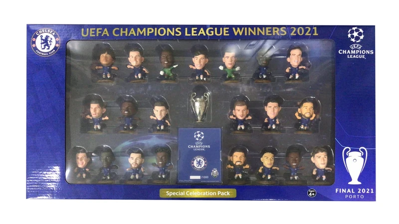 SoccerStarz - Chelsea Champions League Winners Team Pack - 21 players (20/21), CFCCHAMP21