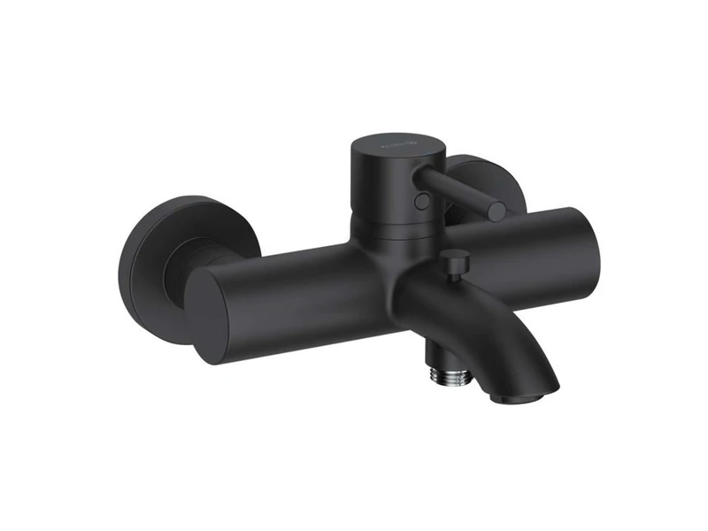 Kludi Bozz 386913976 Single-Lever Bath Tap Fitting Black