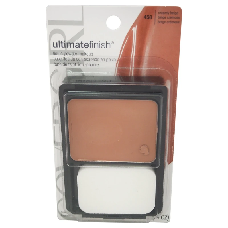 Ultimate Finish Liquid Powder Makeup - 450 Creamy Beige by CoverGirl for Women - 0.4 oz Makeup