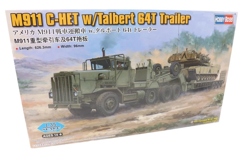 Hobbyboss 1:35 - M911 C-HET w/Talbert 64T Trailer