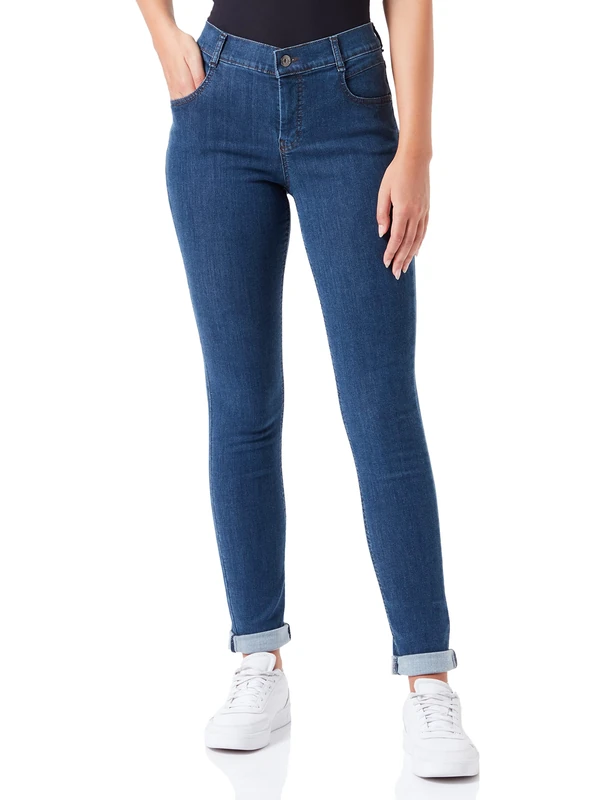 Atelier GARDEUR Women's Zuri90 Trouser, Dark Stone (168), 14