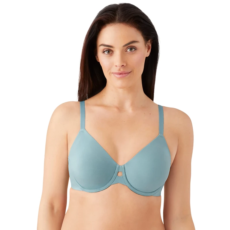 Wacoal Women's Superbly Smooth Unlined Convertible Underwire Bra Full Coverage, Opaque, Tourmaline, 34D