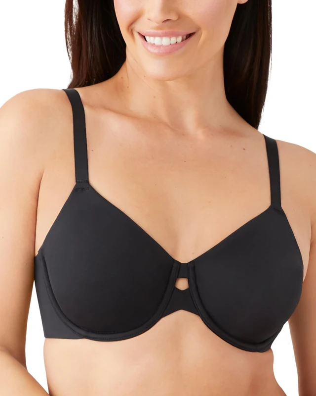Wacoal Womens Superbly Smooth Underwire Bra, Black, 40DD