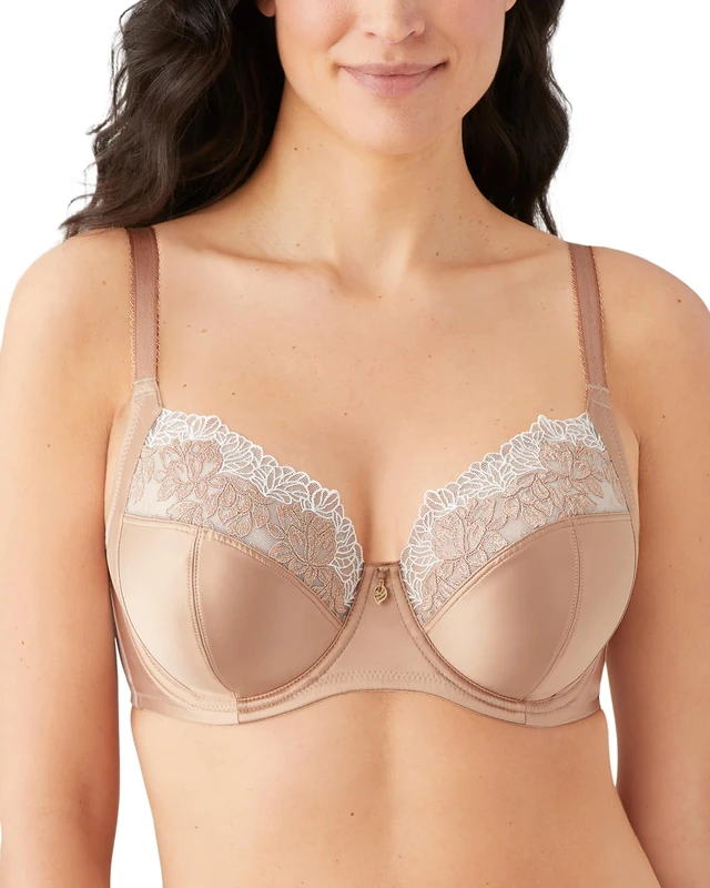 Wacoal Women's Side Note Full Figure Underwire Bra Coverage, Opaque, Roebuck, 34DD - Image 1