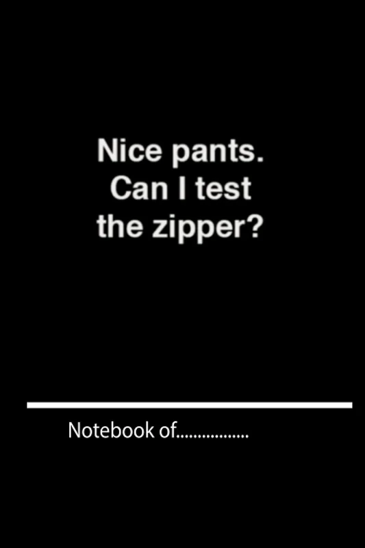 xkjhciur1820 nice pants can i test the zipper - 120 pages notebook for girl boy teen Weekly Meal Planner x
