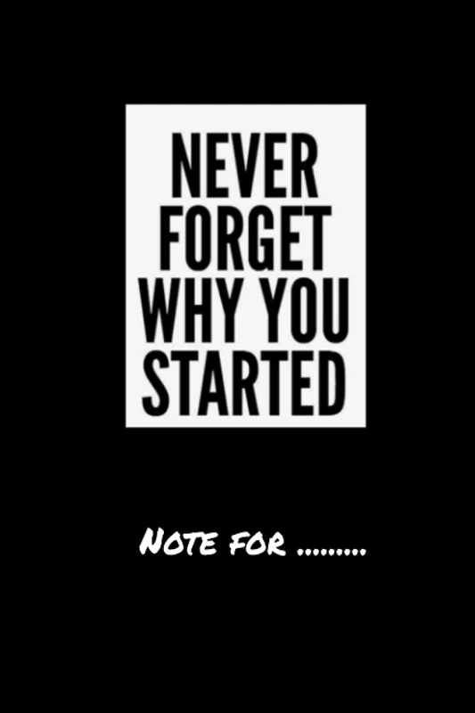 xkjhcfiur1583 never forget why you started- 120 pages College Ruled Notebook Lined School Journal for girl boy teen