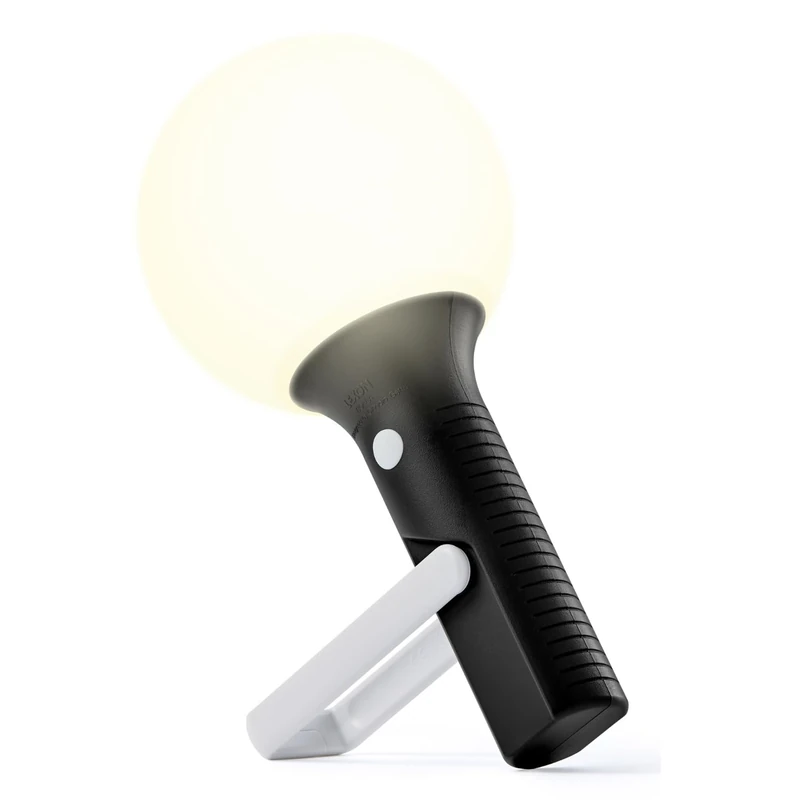 Lexon Multi-Position LED Light for Indoor and Outdoor Use Cool White - Black - Image 1