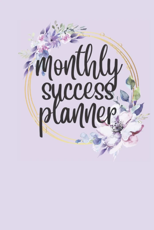 monthly success planner|with vision board,affirmation,gratitude,memories,habit tracker,weekly overview,daily planner,to do lists|time management book: monthly planner