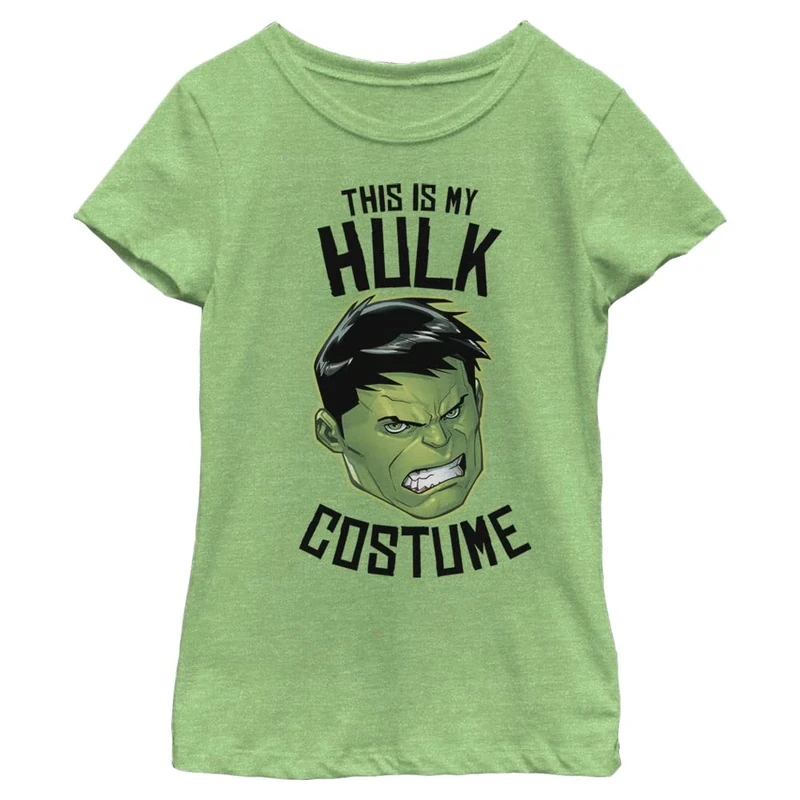 Marvel Avengers Classic - Hulk Costume Kids Crew neck Apple Green 128