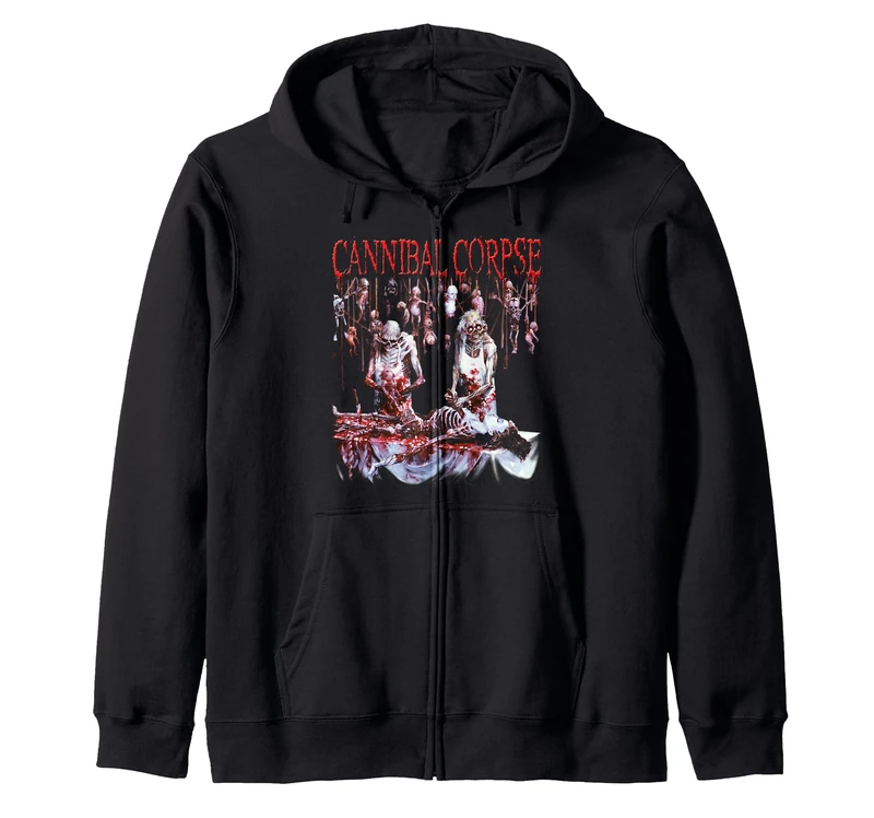 Cannibal Corpse- Official Merchandise - Butchered At Birth Zip Hoodie - Image 1