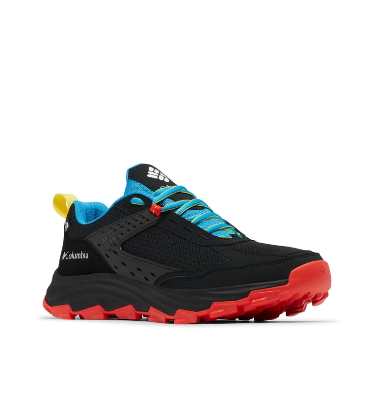 Columbia Mens Hatana Max Outdry Hiking Shoe, Black/Compass Blue, 7