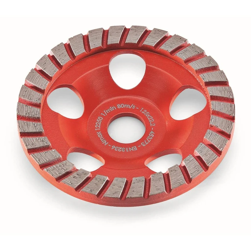 Flex A453.773 Muela Abrasiva Diamante Turbo-Jet Ii 125 for DIYers & Professionals, Designed for Repair, Installation and Workshop tasks