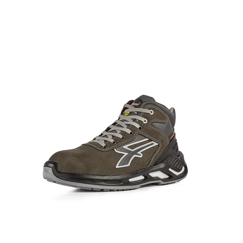 U-POWER | Scarpe Antinfortunistiche Alte Strike S ESD S3S CI FO SR, Puntale Alluminio, Antiperforazione Tessile No Metal