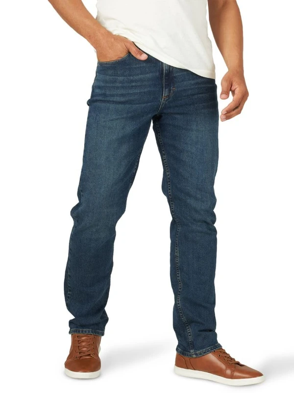 Wrangler Authentics Men's Comfort Flex Waist Relaxed Fit Jean, Rhodes, 40W 29L