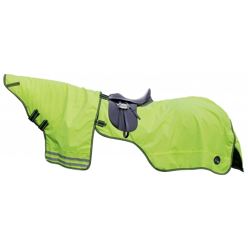 HKM Exercise rug with removeable neck part Neon Yellow 6'9