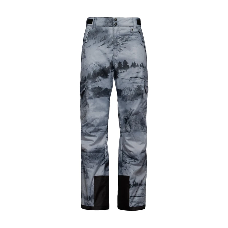 Arctix Men's Snowsports Cargo Pants Skiing, Scenic Print Gray, 3XL/32 Inseam