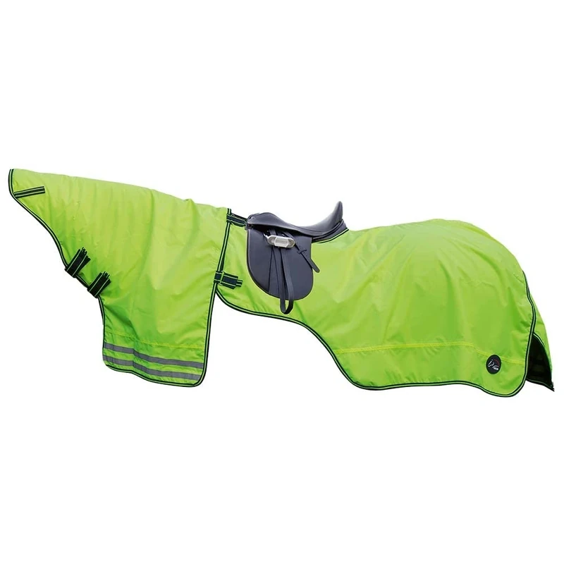 HKM Exercise rug with removeable neck part Neon Yellow 7'3