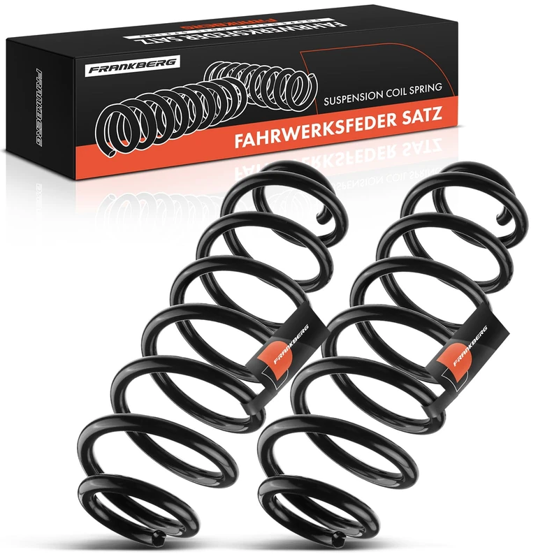 Frankberg 2x Coil Spring Rear axle Compatible with P.a.s.s.a.t Variant 365 2.0 TDI Estate car 2010-2014 Replace# 3C0511115AE