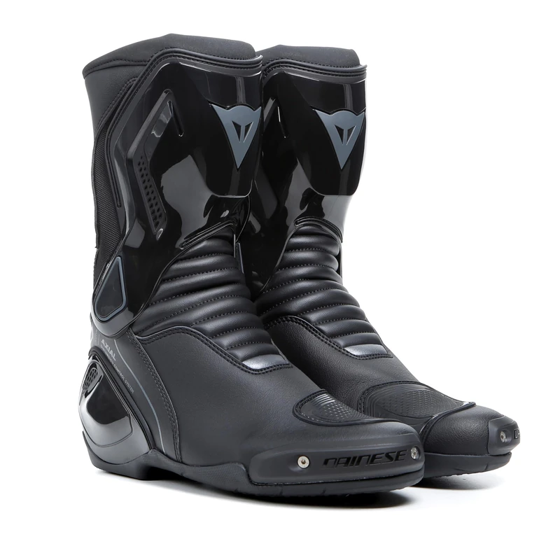 Dainese - Nexus 2 Boots, Motorcycle Sport Boots, Anti-Distortion System, Ankle Protection, Replaceable Sliders, Men's Boots, Black, 40