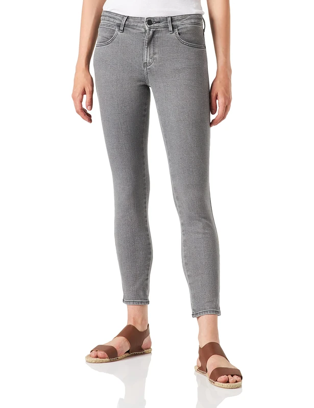 Wrangler Women's Skinny Jeans, Grey Storm, W40 / L34