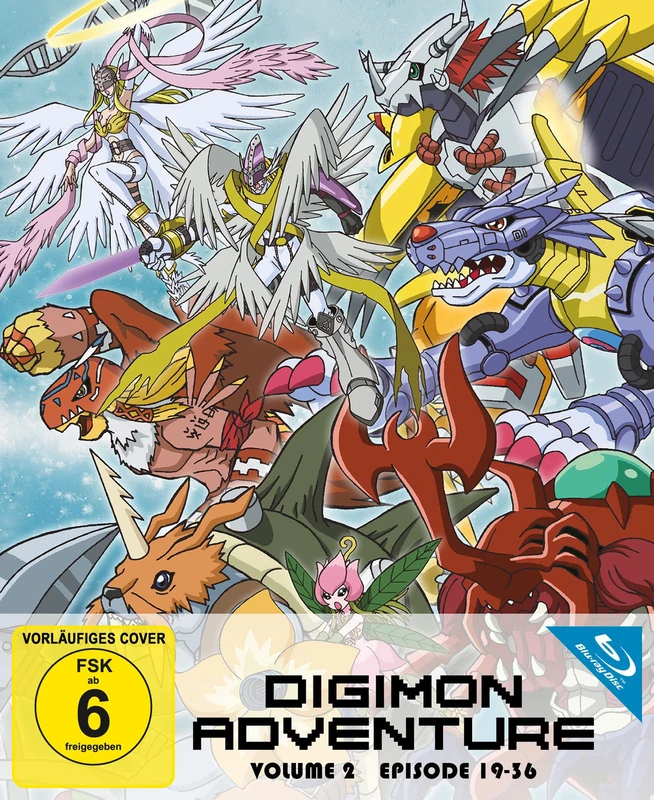 Digimon Adventure Season 1.2 (Ep. 19-36) - 2 Blu-rays