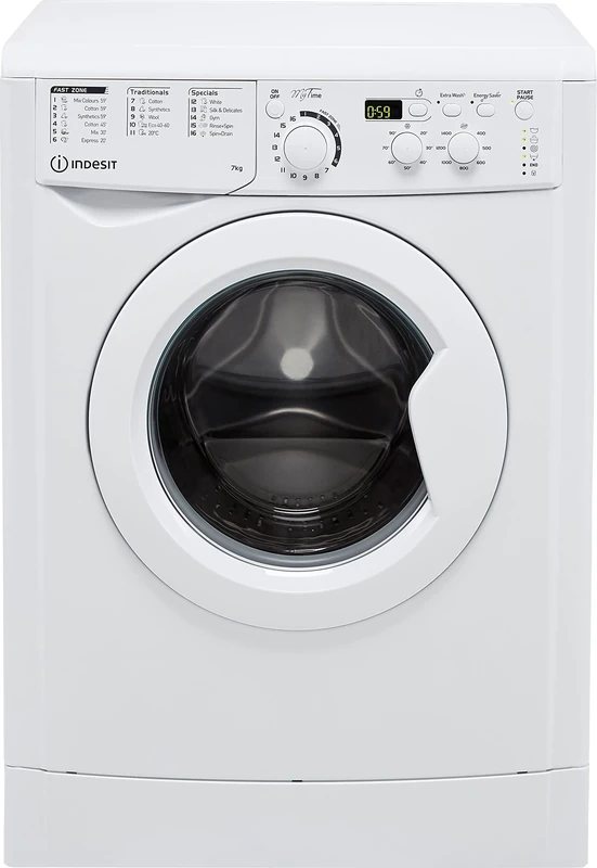 Indesit My Time EWD71452WUKN 7Kg Washing Machine with 1400 rpm - White - E Rated