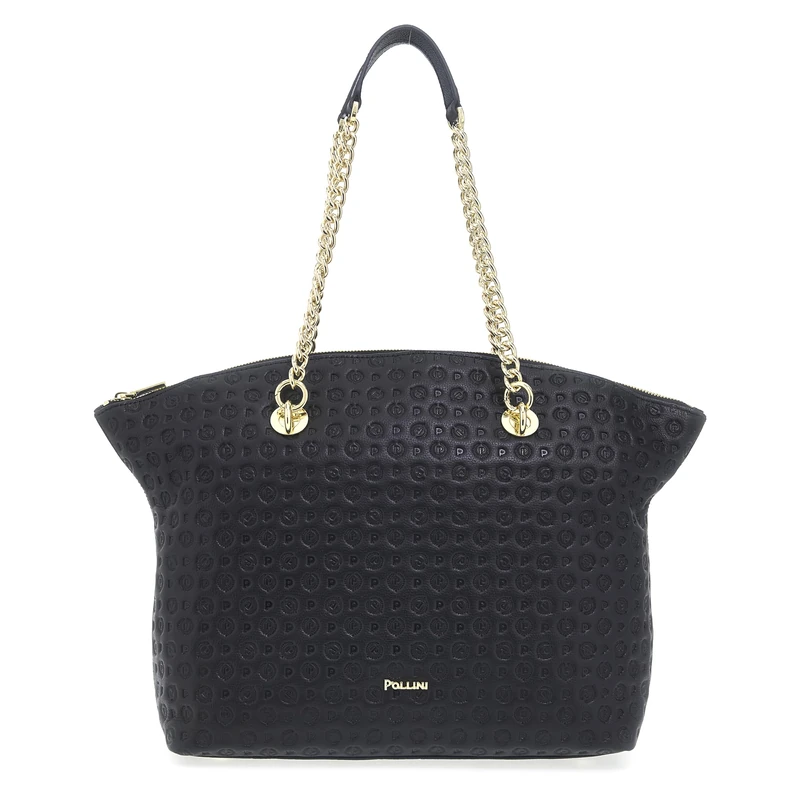 Pollini HERITAGE LOGO EMBOSSED TOTE BAG