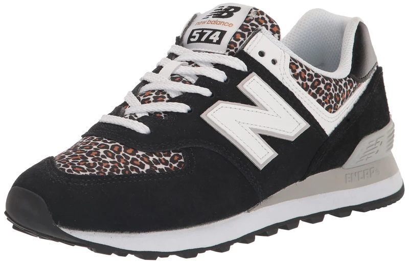 New Balance Women's 574 Lifestyle Shoe, Black
