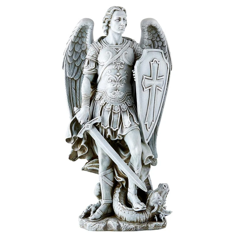 Avalon Gallery Indoor/Outdoor Catholic Sculpture, Stone Resin, Gray, 12.25" Tall, Small - Image 1