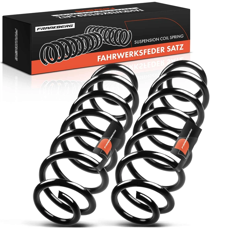 Frankberg 2x Coil Spring Rear axle Compatible with O.c.t.a.v.i.a III 5E5 2012-2021 Golf AM1 Golf VII BA5 BV5 2013-2021 Tourneo Courier 2014-2021