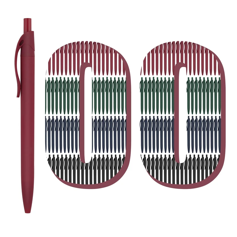 Deegtran Pens Bulk, 100 Pack No Bleed Click Black Pens, Retractable Ballpoint Pens, Pens Medium Point, Smooth Ink Pens, 1.0MM Black Ink